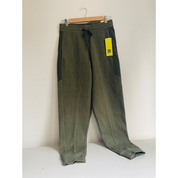NWT All In Motion Olive Green Pants with hidden zipper sz S - Picture 7 of 8